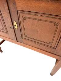 Arts & Crafts Cupboard by Jac. van den Bosch for 't Binnenhuis, 1900s